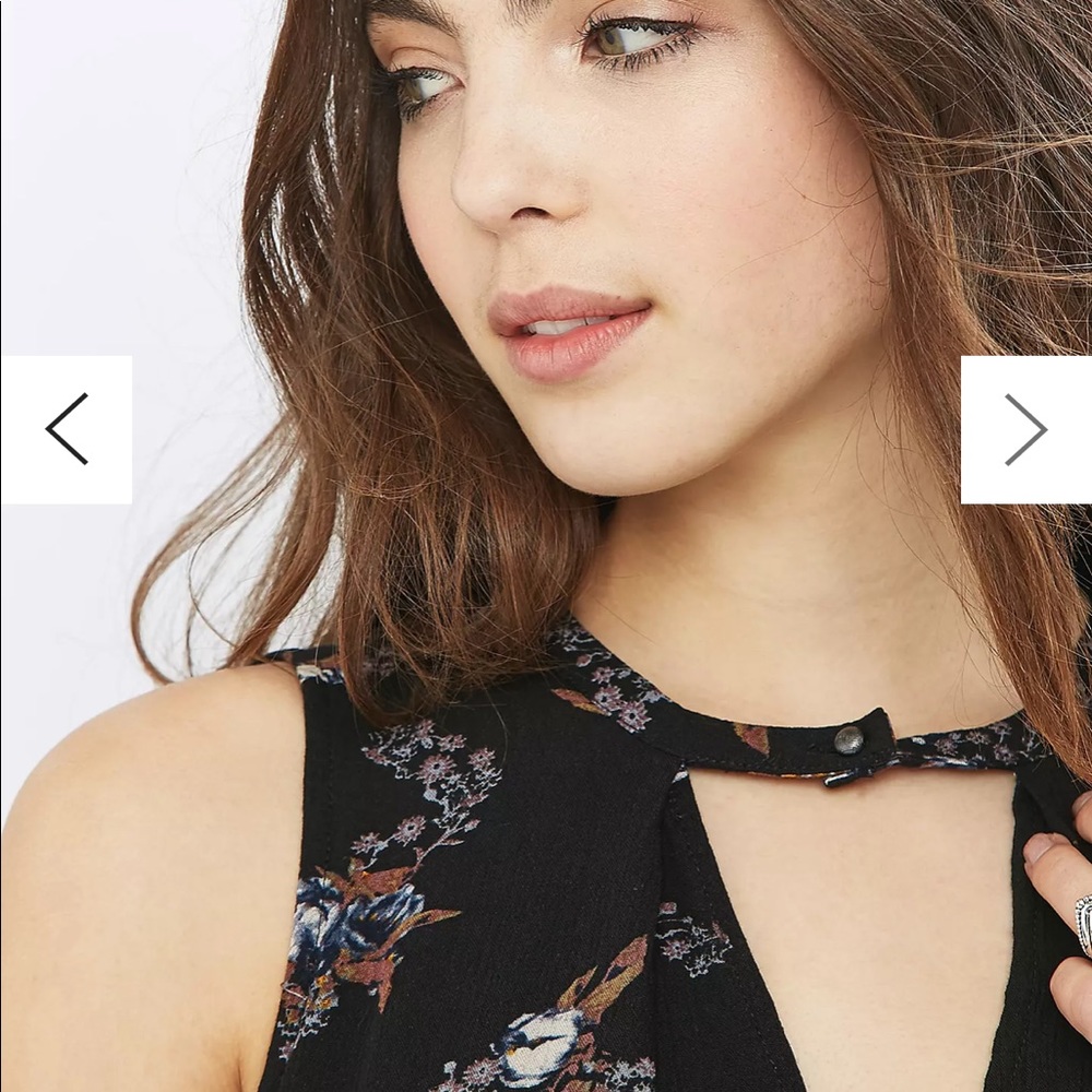 Free People Tree Swing Dress in Black Combo - Picture 3 of 10